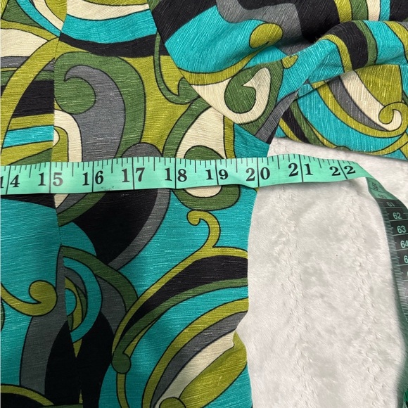 SilkLand Colorful Artsy Abstract Print Jacket 💯% Silk Size L - Picture 4 of 5